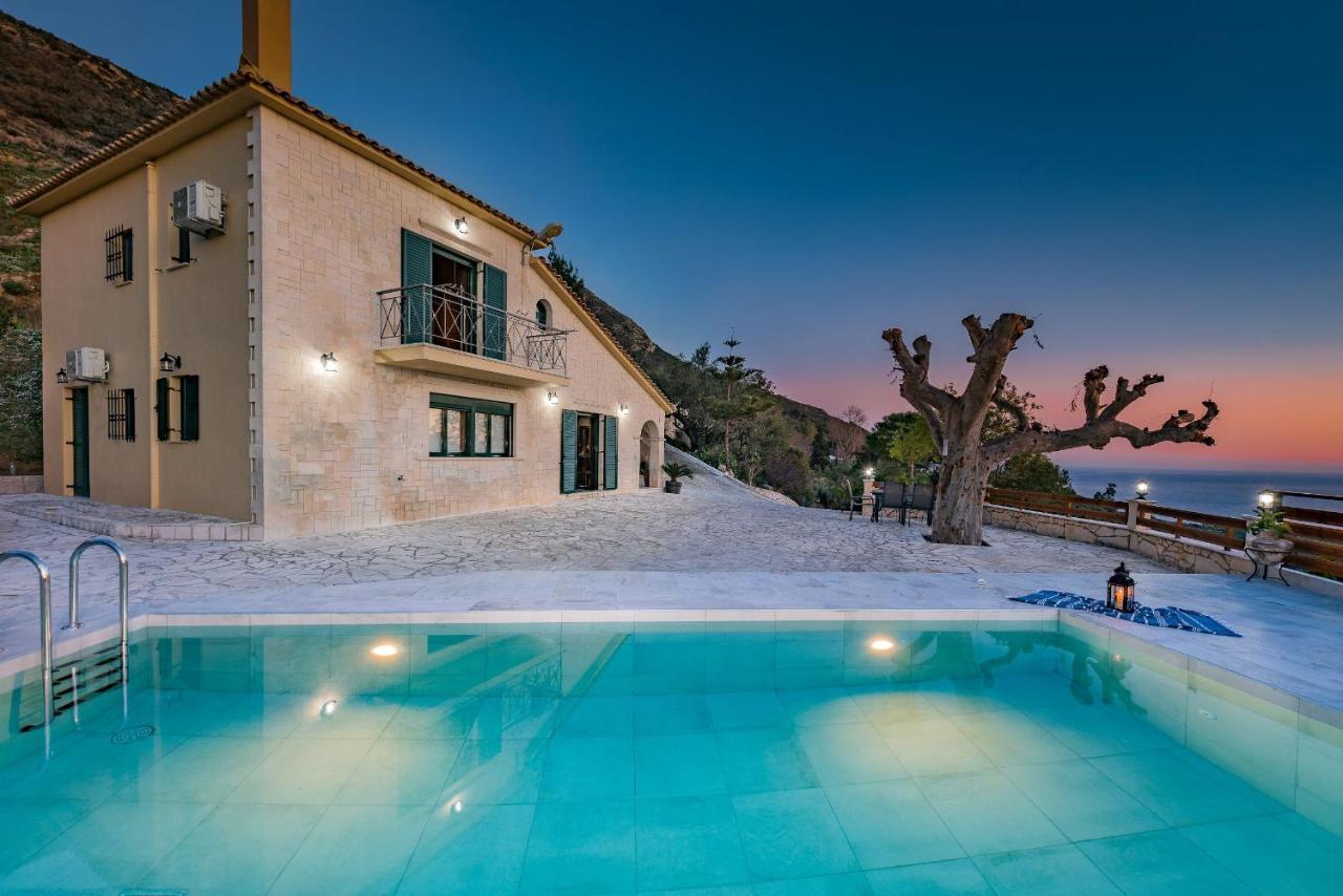 Villa Kanalos - Private Pool & Stunning Views, By Zantewize Каламакі Екстер'єр фото